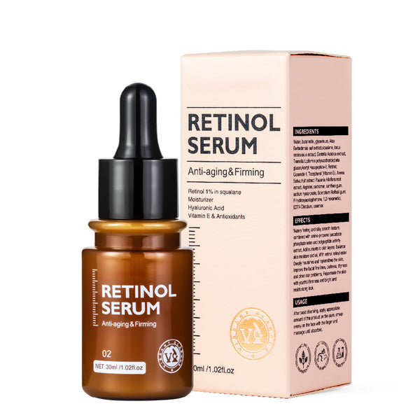 2pcs VIBRANT GLAMOUR Retinol Face Serum Moisturizing Hydrate Nourish Essence 30ml